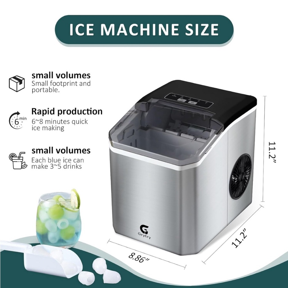 BRAND NEW IN BOX Deluxe Ice Maker For Countertop